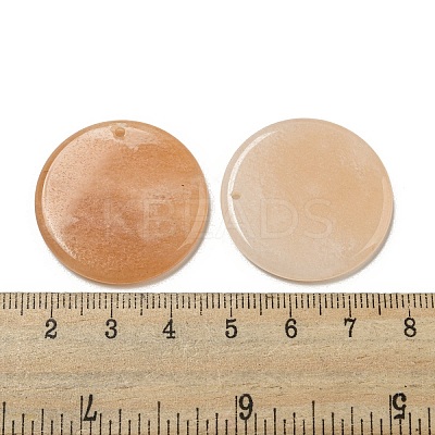 Natural Pink Aventurine Pendants G-B071-01H-1