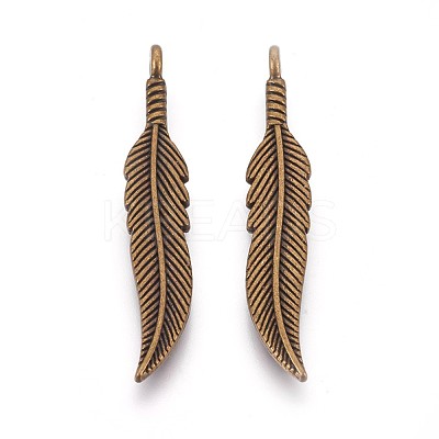 Tibetan Style Alloy Pendants TIBEP-Q064-43AB-NR-1