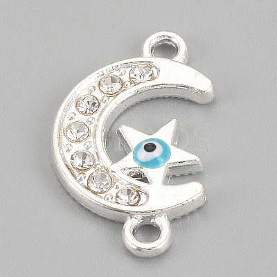 Alloy Rhinestone Links connectors LS-ALRI-S170-07S-1