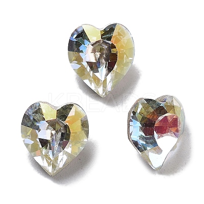 K9 Glass Rhinestone Cabochons GLAA-H034-02B-001LA-1