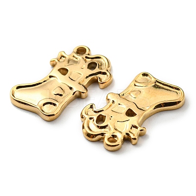 Ion Plating(IP) 304 Stainless Steel Charms STAS-Q248-11G-1