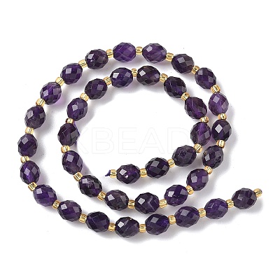 Natural Amethyst Beads Strands G-F809-A32-01-1