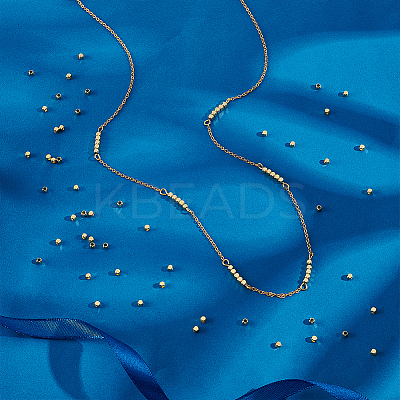 300Pc Brass Spacer Beads FIND-UN0015-46G-1