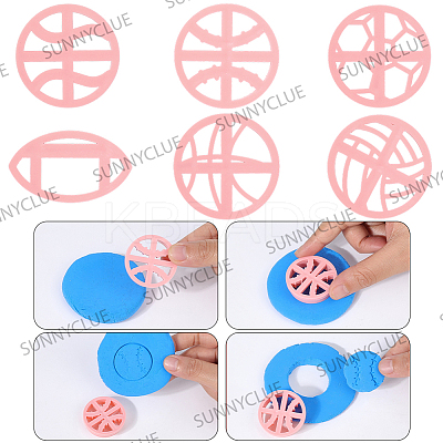 12Pcs PP Plastic Molds DIY-SC0030-54-1