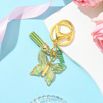 Acrylic & Alloy Enamel Keychain KEYC-FS00026-01-1