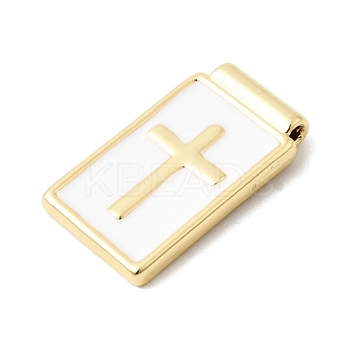 Brass Enamel Pendants KK-L262-28G-B02-1
