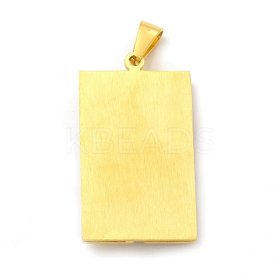Ion Plating(IP) 304 Stainless Steel Religion Pendants STAS-E184-07G-1