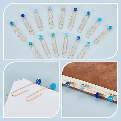 Iron Long Paper Clips AJEW-GA00013-1