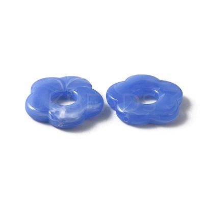 Acrylic Beads MACR-WH0007-26C-1
