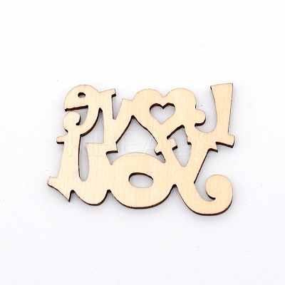 Natural Wood Cabochons WOOD-WH0104-75-1