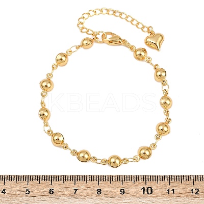 304 Stainless Steel Link Bracelets for Women BJEW-D359-03G-1