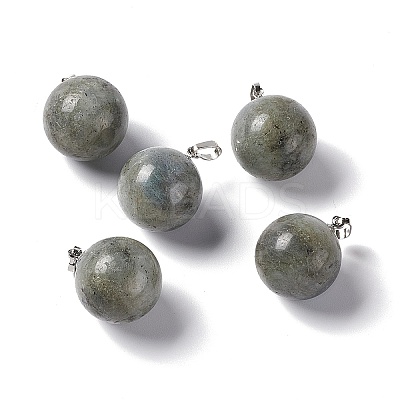 Natural Labradorite Pendants G-G926-02P-07-1