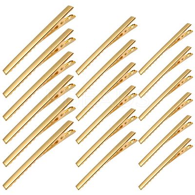 Iron Flat Alligator Hair Clip Findings IFIN-PH0023-65G-1