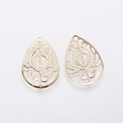 Iron Filigree Pendants LS-X-IFIN-F158-57G-1