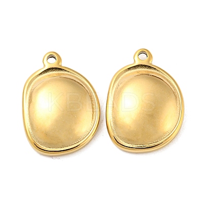 304 Stainless Steel Pendants STAS-L022-184G-1