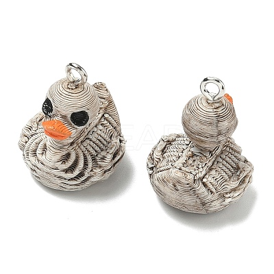 Halloween Opaque Resin Pendants RESI-K203-15-1