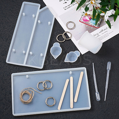 DIY Doorplate Silicone Mold Kits DIY-TA0008-32-1