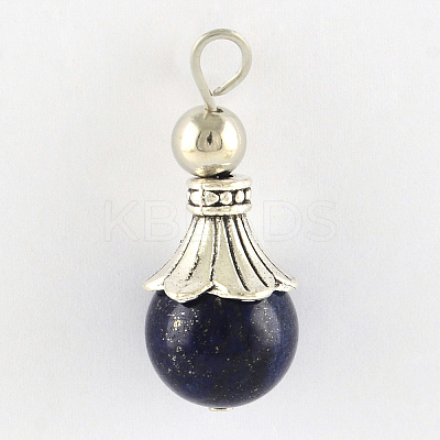 Natural Lapis Lazuli Pendants LS-G-Q459-02D-1