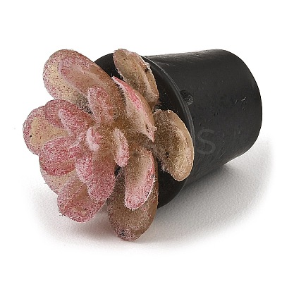 Opaque Resin Potted Plant Pendants LS-CRES-Z005-03B-1