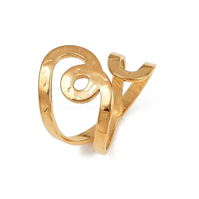 304 Stainless Steel Cuff Open Rings for Women LS-RJEW-H255-01G-02-1
