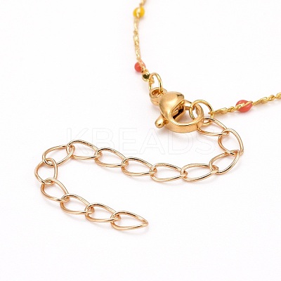 Enamel Bracelet Makings AJEW-JB00972-02-1