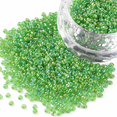 12/0 FGB Grade A Round Glass Seed Beads SEED-Q010-F549-1