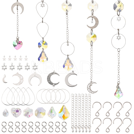DIY Jewerly Pendant Decoration Making Kits DIY-FS0008-64-1