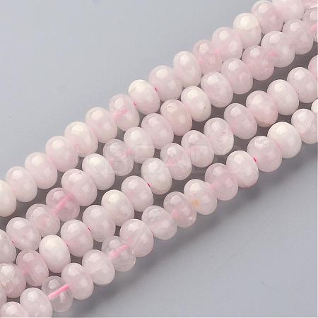 Natural Rose Quartz Bead Strands G-S214-38-1