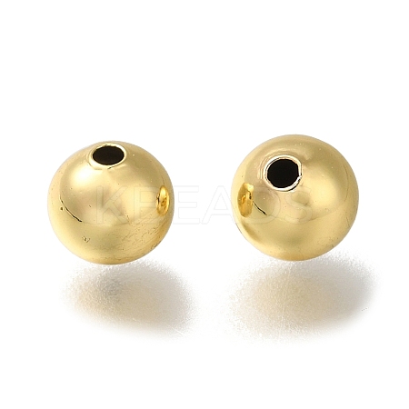 Rack Plating Brass Beads KK-K373-08C-G-1