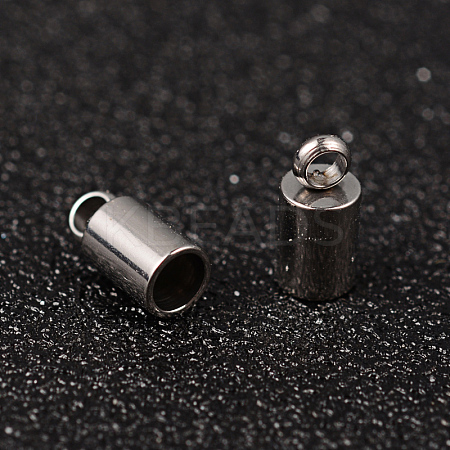 Tarnish Resistant 304 Stainless Steel Cord Ends LS-X-STAS-M250-04-1