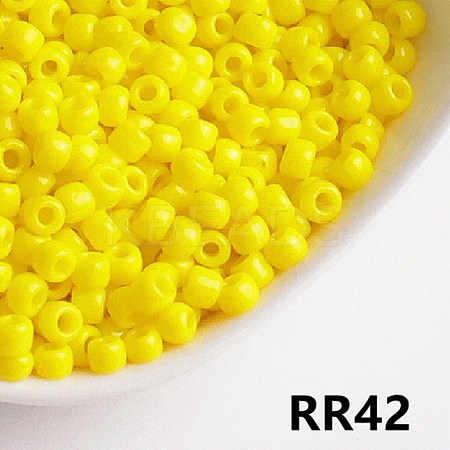 Opaque 8/0 Glass Seed Beads SEED-I013-3mm-RR42-1