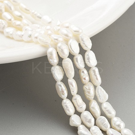 Natural Keshi Pearl Cultured Freshwater Pearl Beads Strands PEAR-P062-33-1