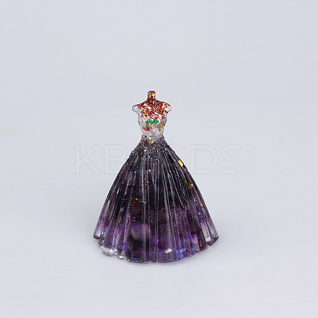 Resin Wedding Dress Display Decoration PW-WG69732-06-1