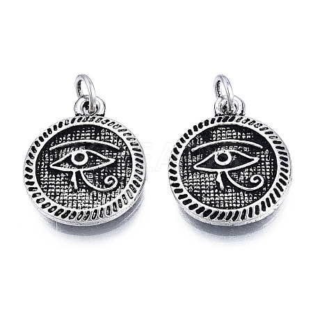Tibetan Style Alloy Pendant Rhinestone Settings TIBE-N011-206-1