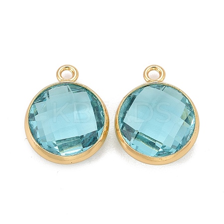 Glass Charms KK-C228-02G-09-1