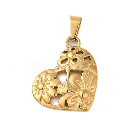 Ion Plating(IP) 304 Stainless Steel Pendants STAS-C103-34G-1