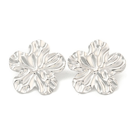 Tarnish Resistant 304 Stainless Steel Stud Earrings for Women EJEW-A111-06P-1