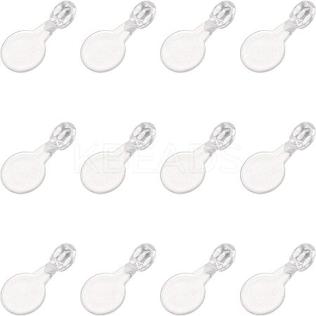 Transparent AS Plastic Pendant Blanks FIND-CA0001-16-1
