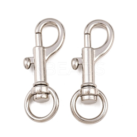 304 Stainless Steel Swivel Clasps STAS-B121-02P-04-1