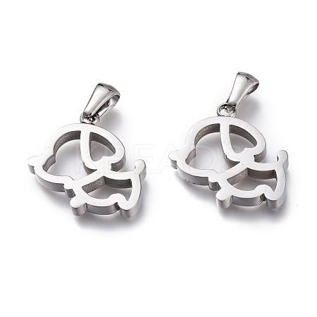 Tarnish Resistant 304 Stainless Steel Pendants LS-STAS-Z006-14P-1