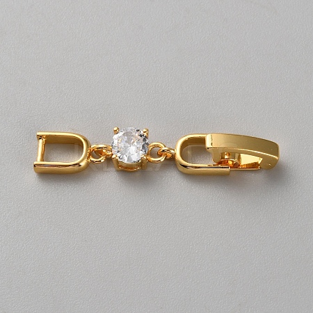 Brass Watch Band Clasps KK-WH0056-90G-1