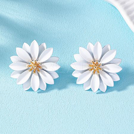 Alloy Stud Earrings FS-WG4E97C-04-1