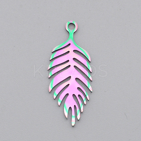 Ion Plating(IP) 201 Stainless Steel Pendants LS-STAS-S105-LA541-1
