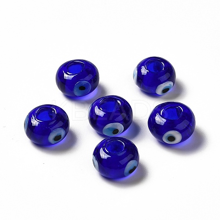 Handmade Evil Eye Lampwork Beads LAMP-A153-08-05-1