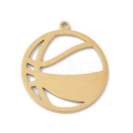 304 Stainless Steel Pendants STAS-F326-05G-1