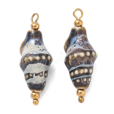 Handmade Porcelain Pendants STAS-Q119-29G-02-1