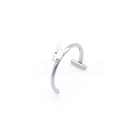 Anti-Tarnish 304 Stainless Steel 20 Gauge Fake Lip Rings Piercing Jewelry WGC994D-11-1