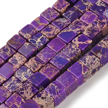 Natural Imperial Jasper Beads Strands G-I248-02-02-1