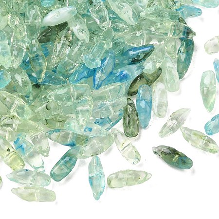Two Tone Imitation Gemstone Style Acrylic Beads AC-CBA6852-01M-1