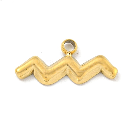 Real 18K Gold Plated PVD Vacuum Plating 304 Stainless Steel Pendants STAS-L278-002G-11-1